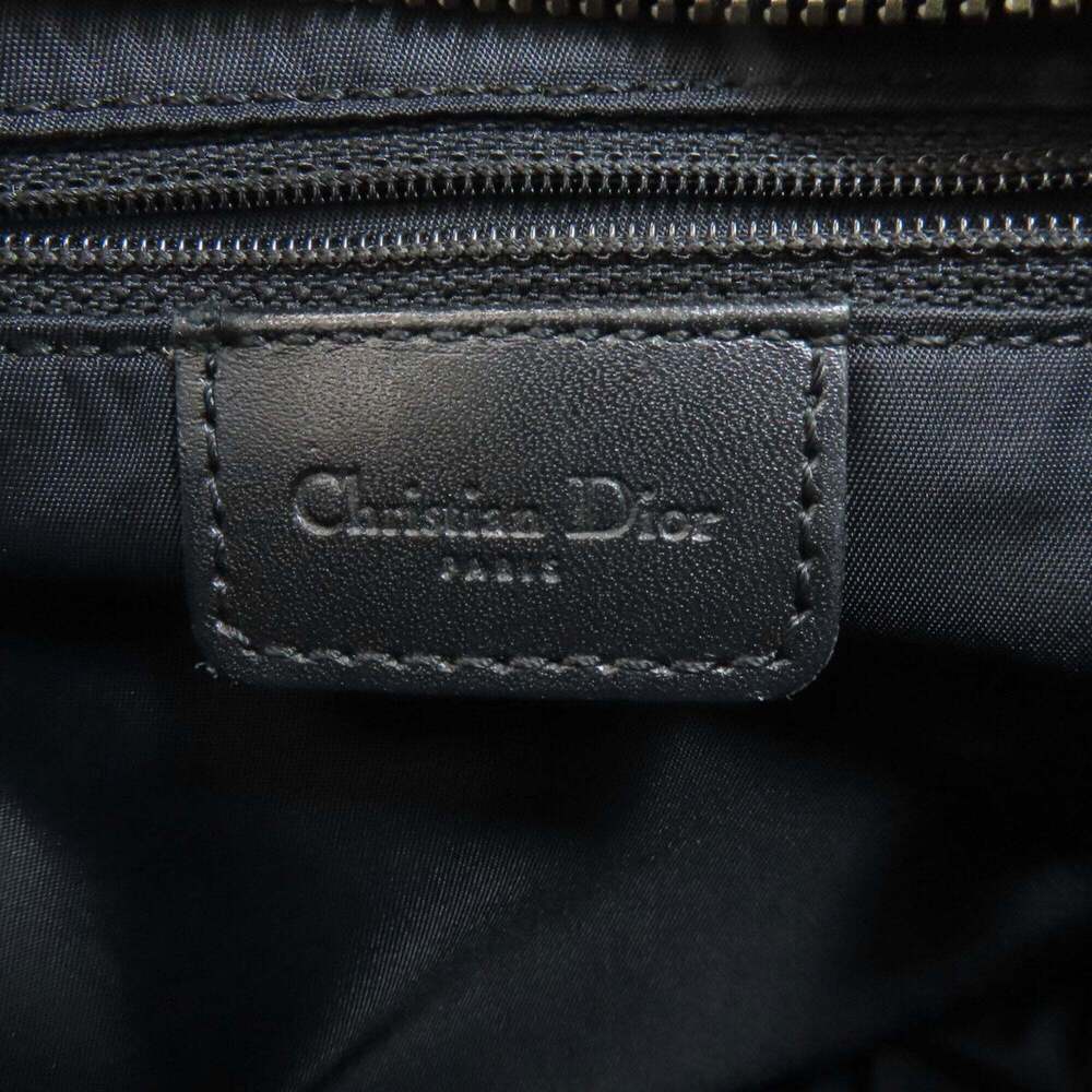 CHRISTIAN DIOR Black Canvas Trotter Shoulder Bag - Picture 6 of 16